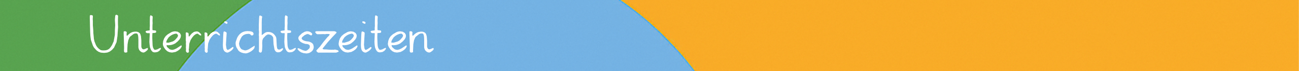 Unterrichtszeiten